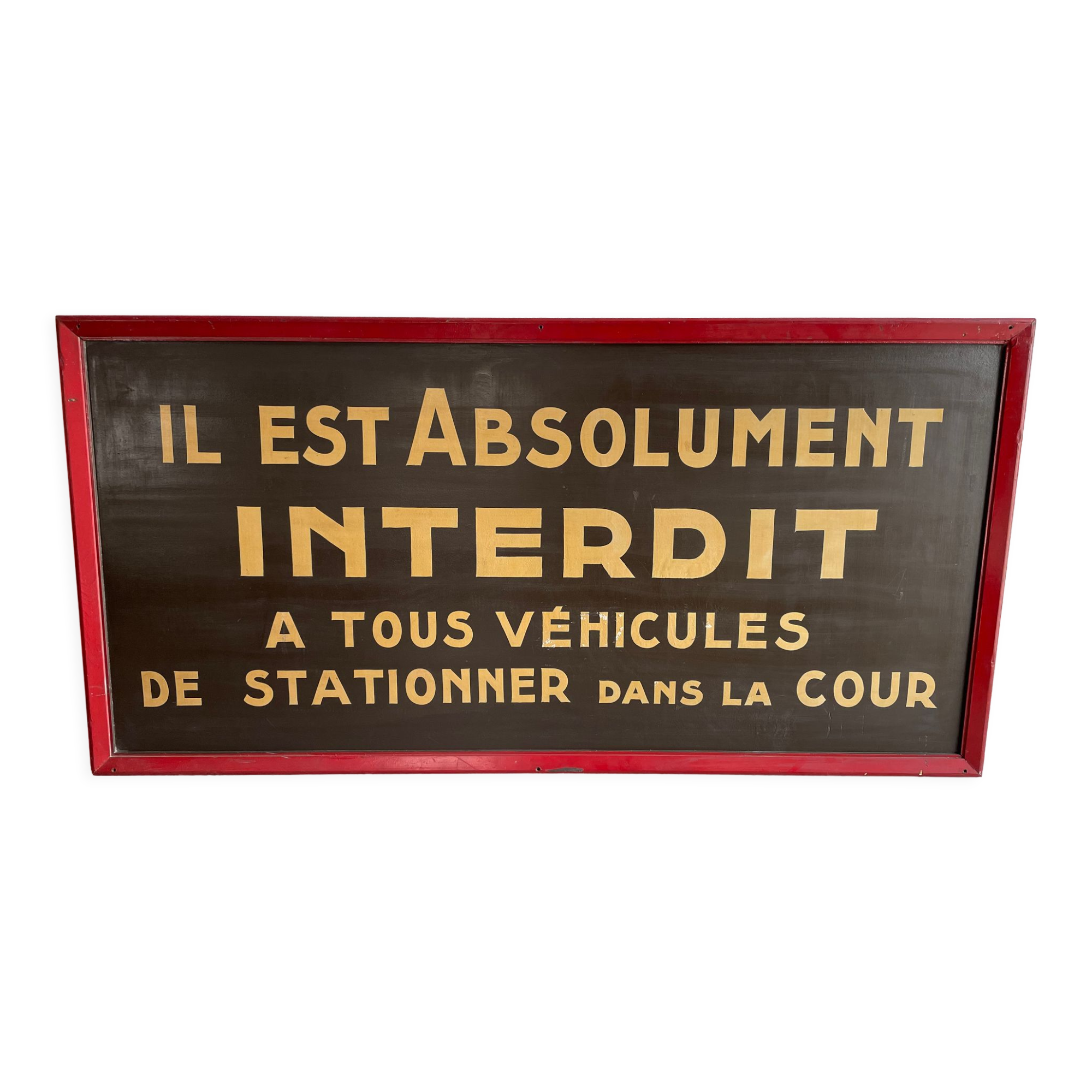 Painted garage panel