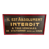 Painted garage panel