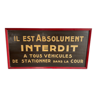 Painted garage panel