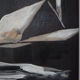 Painting „The Winter Aurora”, Scandinavian design, 1970s