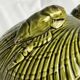 Art Nouveau, barbotine bowl Sarreguemines crayfish late 19th century