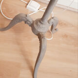 Brass tripod lamppost