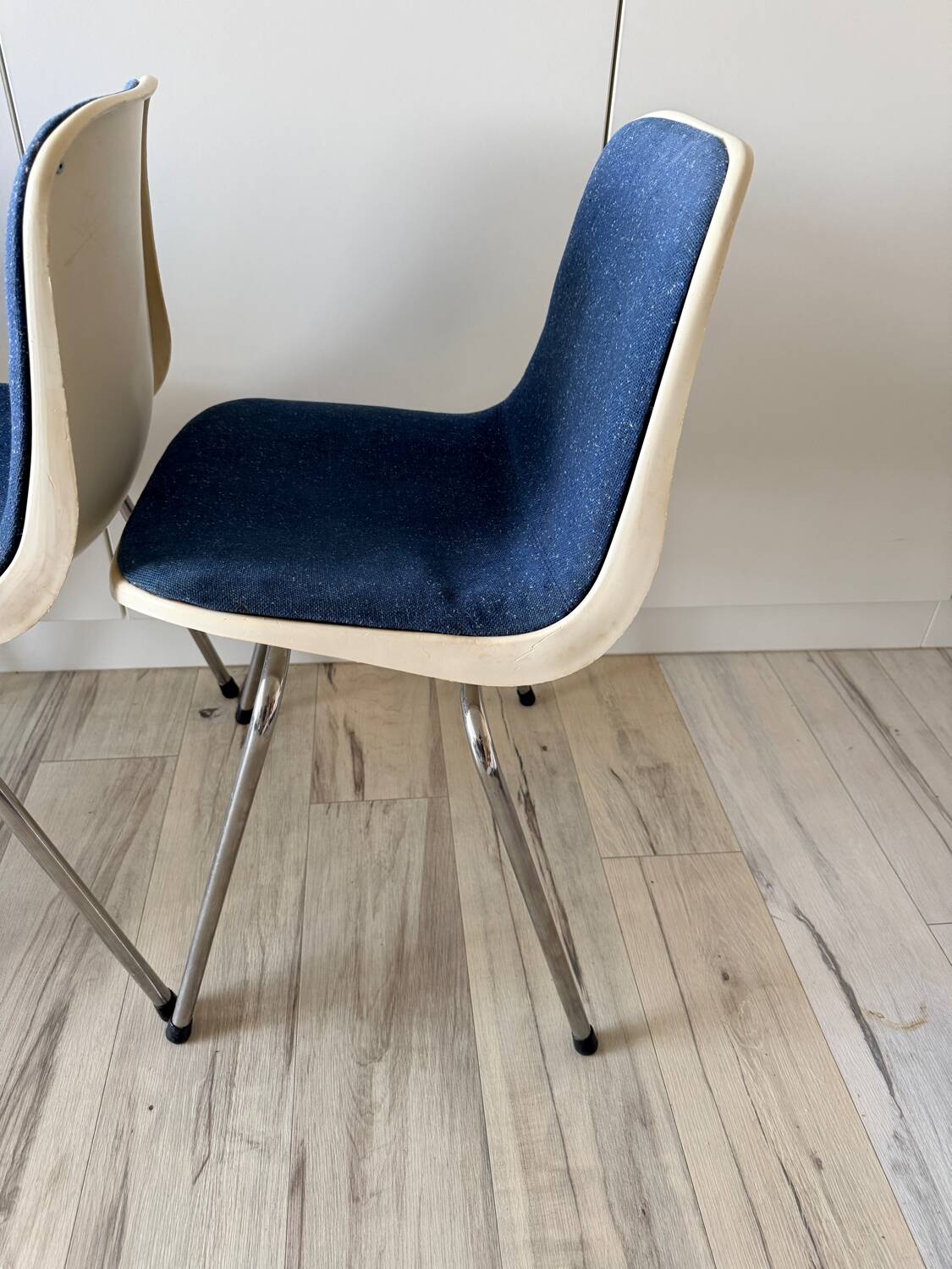 Set of 4 vintage Cojar chairs – Fermigier design – National Furniture