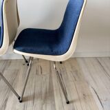 Set of 4 vintage Cojar chairs – Fermigier design – National Furniture
