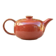 Vintage Melitta Ceracron red teapot - Glazed ceramic - Made in Germany - 1970s