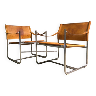 2 X Amiral lounge chairs by Karin Mobring, 1970s.