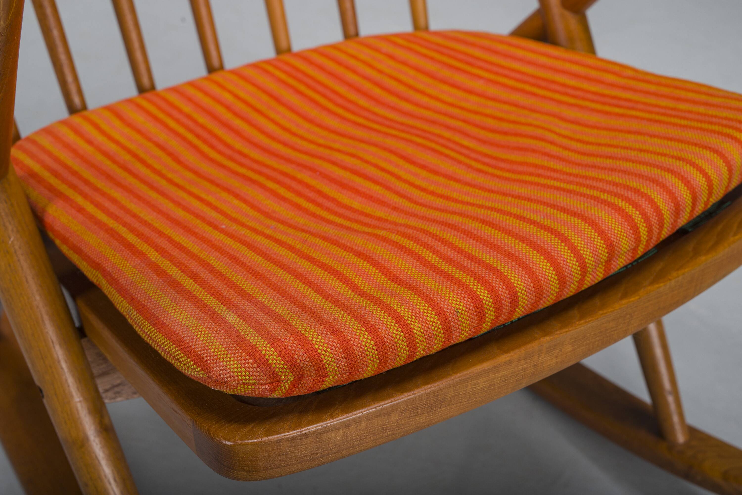 No. 182 Teak Rocking Chair by Frank Reenskaug for Bramin, 1960s