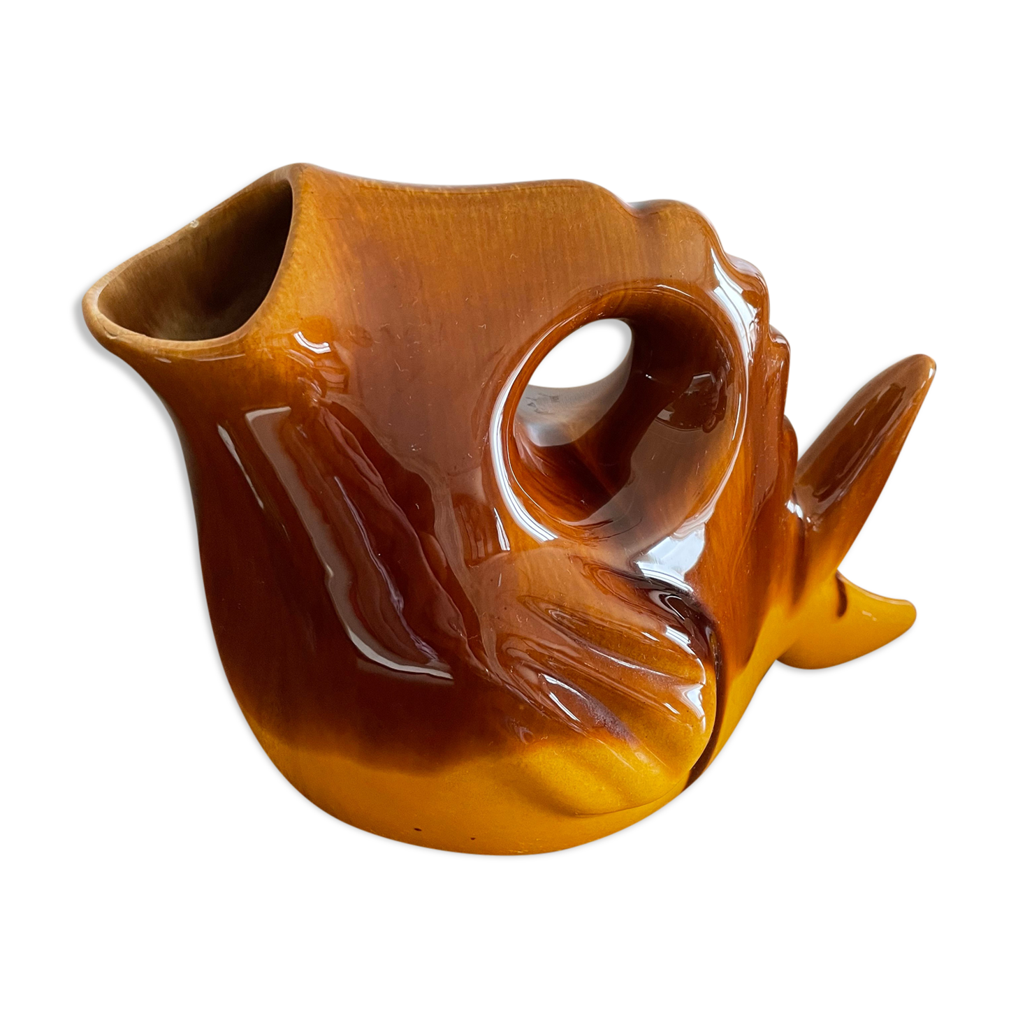 Vase Vallauris form zoomorphic fish