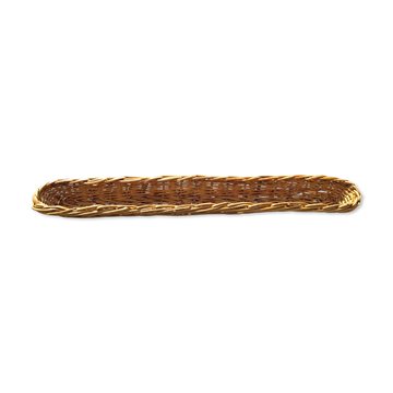 Panier à panier en osier rotin