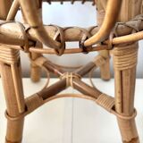 Franco Albini rattan side table 1960