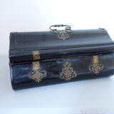 Domed Napoleon III hinged chest by Alphonse Giroux in Paris