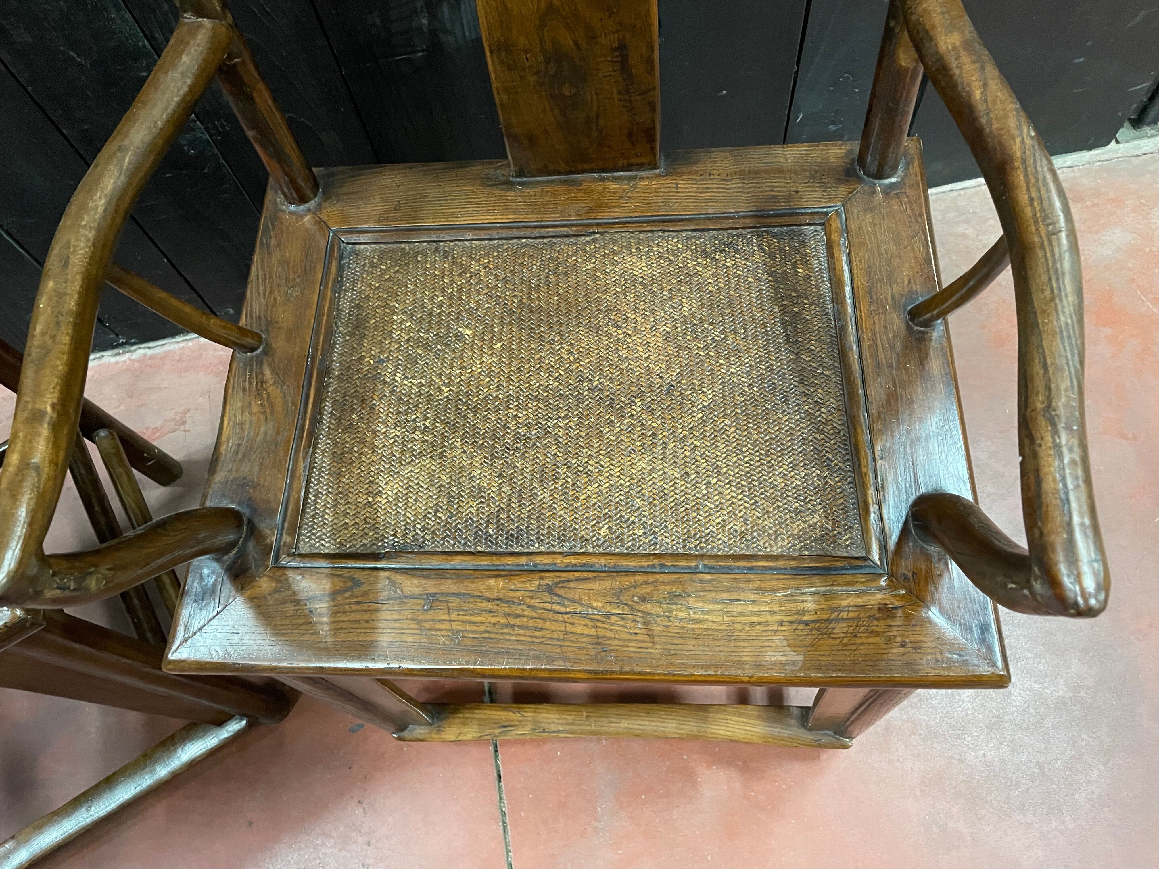 Pair of 19th century dignitary armchairs