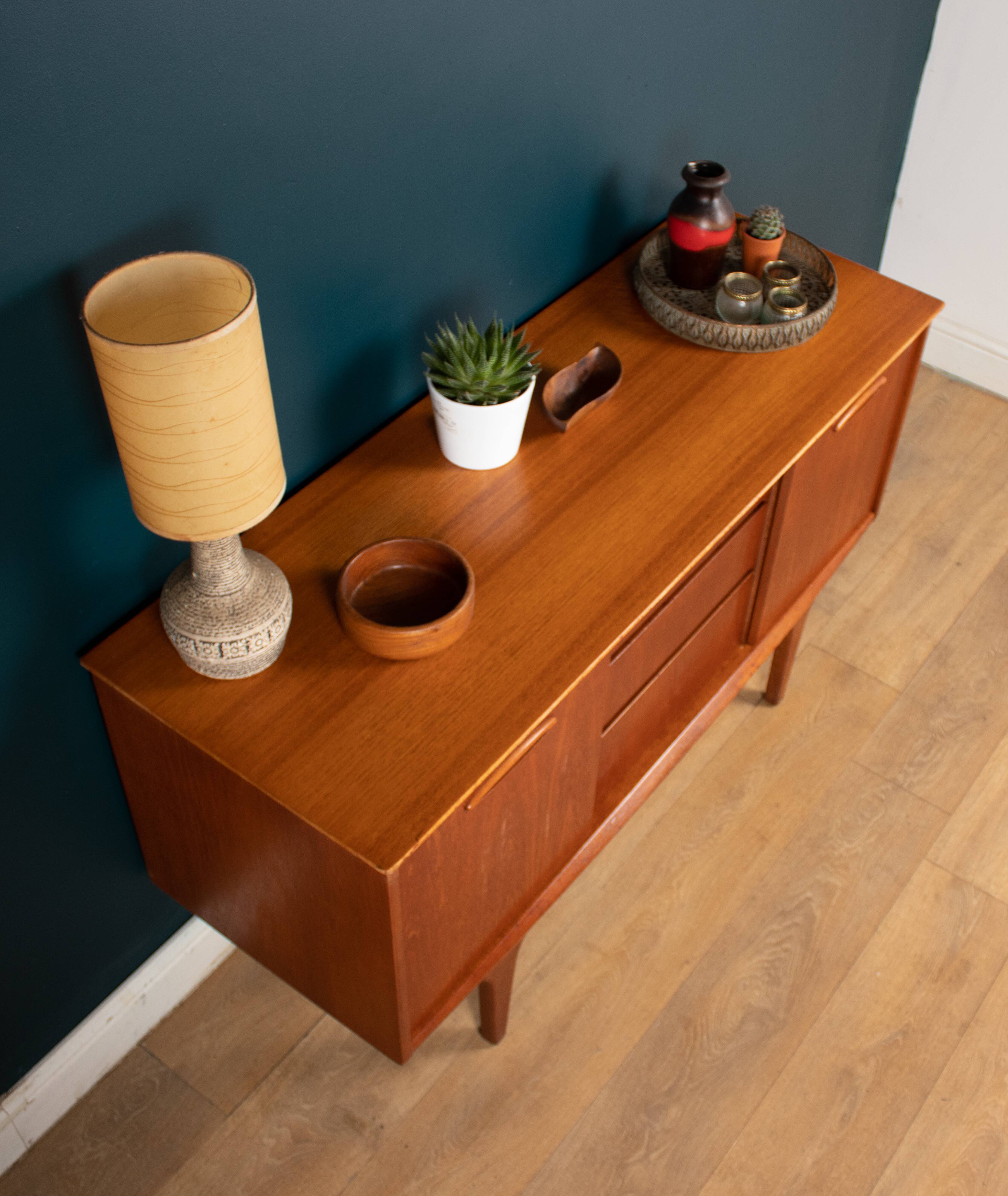 Restored Retro Short Teak Mid Century 1960s Jentique Sideboard