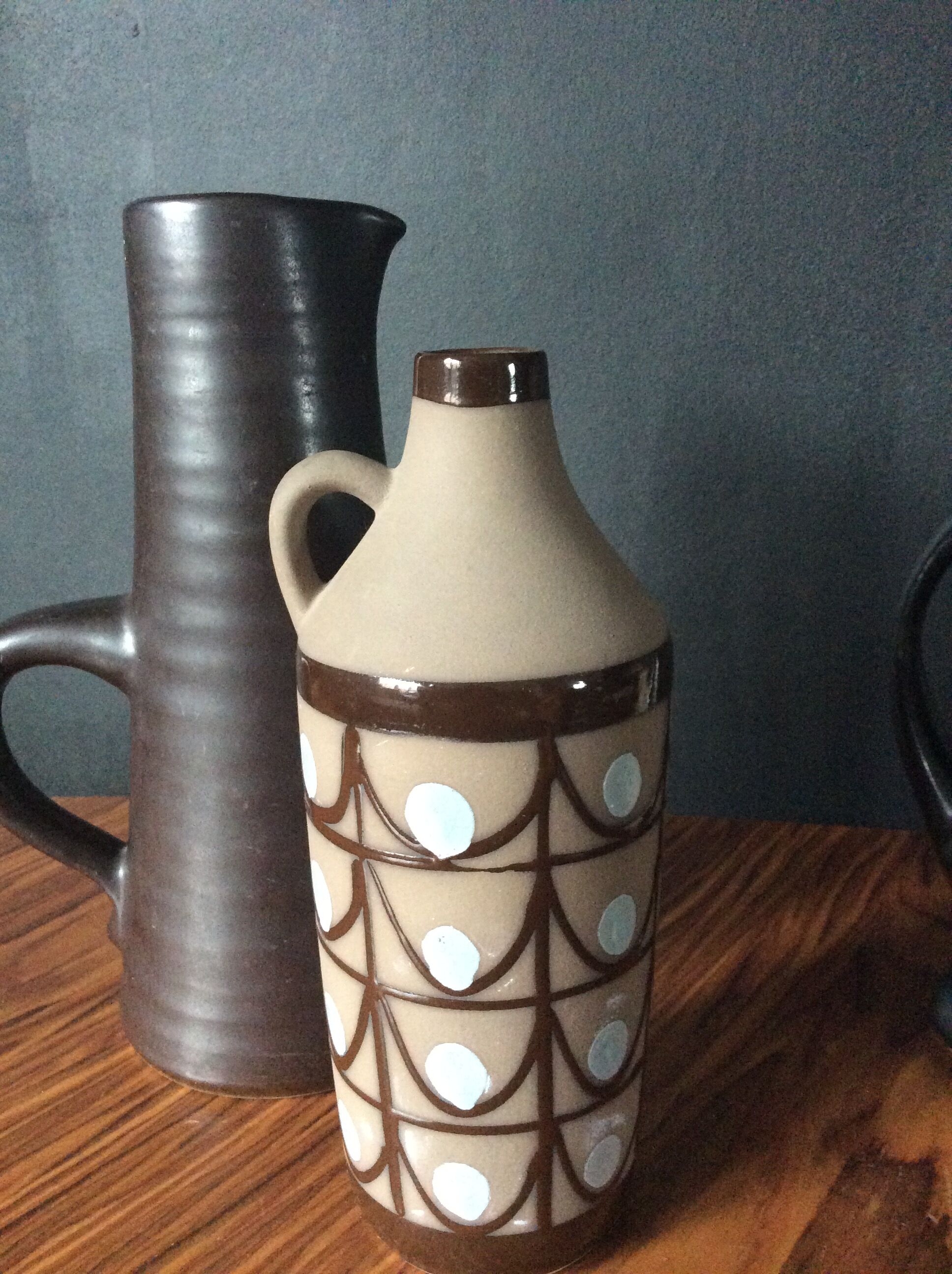 Série de 4 vases scandinaves des années 60-70