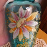 Legras vase with dahlia