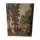 Oil on canvas from 1913 "young lady on a swing"