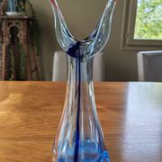 Vase vintage en verre de Murano