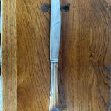 Set of 12 Knives with Silver Metal Handles + Stainless Steel Blades #B339