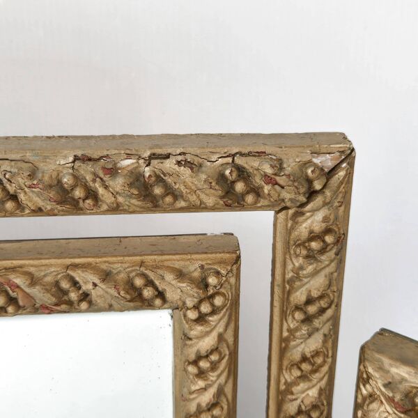 Miroir triptyque vintage 1950