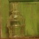Old glass carafe