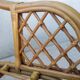 Pair of vintage rattan armchairs