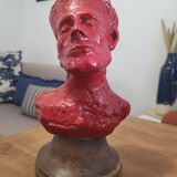 Emile Drox face statue sculpture