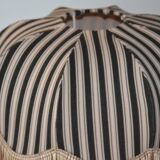 Antique ceramic lamp, L&C creation, lampshade refurbished