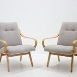 1960s  Pair of Ton Armchairs by Jaroslav Smidek, Czechoslovakia