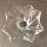 Superb ashtray or empty pocket of octagonal baccarat crystal shape