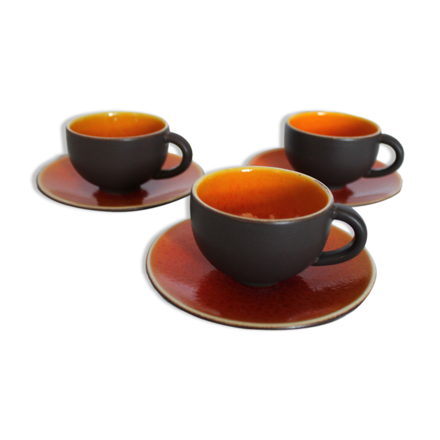 Set of 3 ceramic mugs