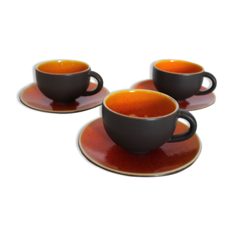 Lot de 3 tasses en céramique