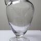 Large antique Belle Époque carafe/ewer from the 1900s-1930s, cut glass