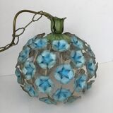 Vintage metal ball chandelier