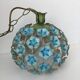 Vintage metal ball chandelier