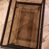 Metal roulette living room table