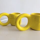 Pair of Donut cups by Petite Friture designed by Pia Chevalier