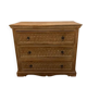 Commode à 3 tiroirs en bois massif, d'inspiration ethnique ou bohème chic