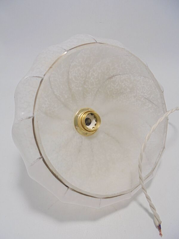 Suspension en verre moucheté