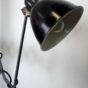Black Industrial Soviet Scissor Wall Lamp, 1960s