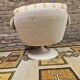 Swivel shell armchair by lusch erzeugnis 1970 vintage