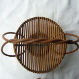 Vintage wicker basket