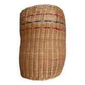 Panier haut pailles tressées