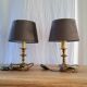 Paire de lampes bougeoir