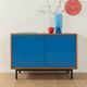 Commode bleue des années 1950