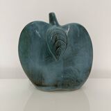 Openwork ceramic apple lamp from Les Grottes Dieulefit