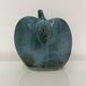 Openwork ceramic apple lamp from Les Grottes Dieulefit