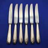 Set of 6 small silver-plated Navy knives from Ercuis