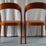 Pair of Baumann gondola chairs