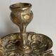 Cellar rat candlesticks (pair) in vintage bronze, re-edition from the 80s