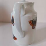 Vintage Wunsiedel Bavaria Porcelain coffee pot – butterfly motifs